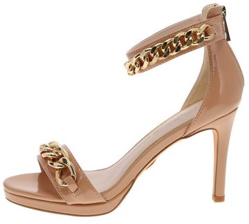 Buffalo SERENA CHAIN Rosa High-Heel-Stiefelette Vegane Damen Sandalen