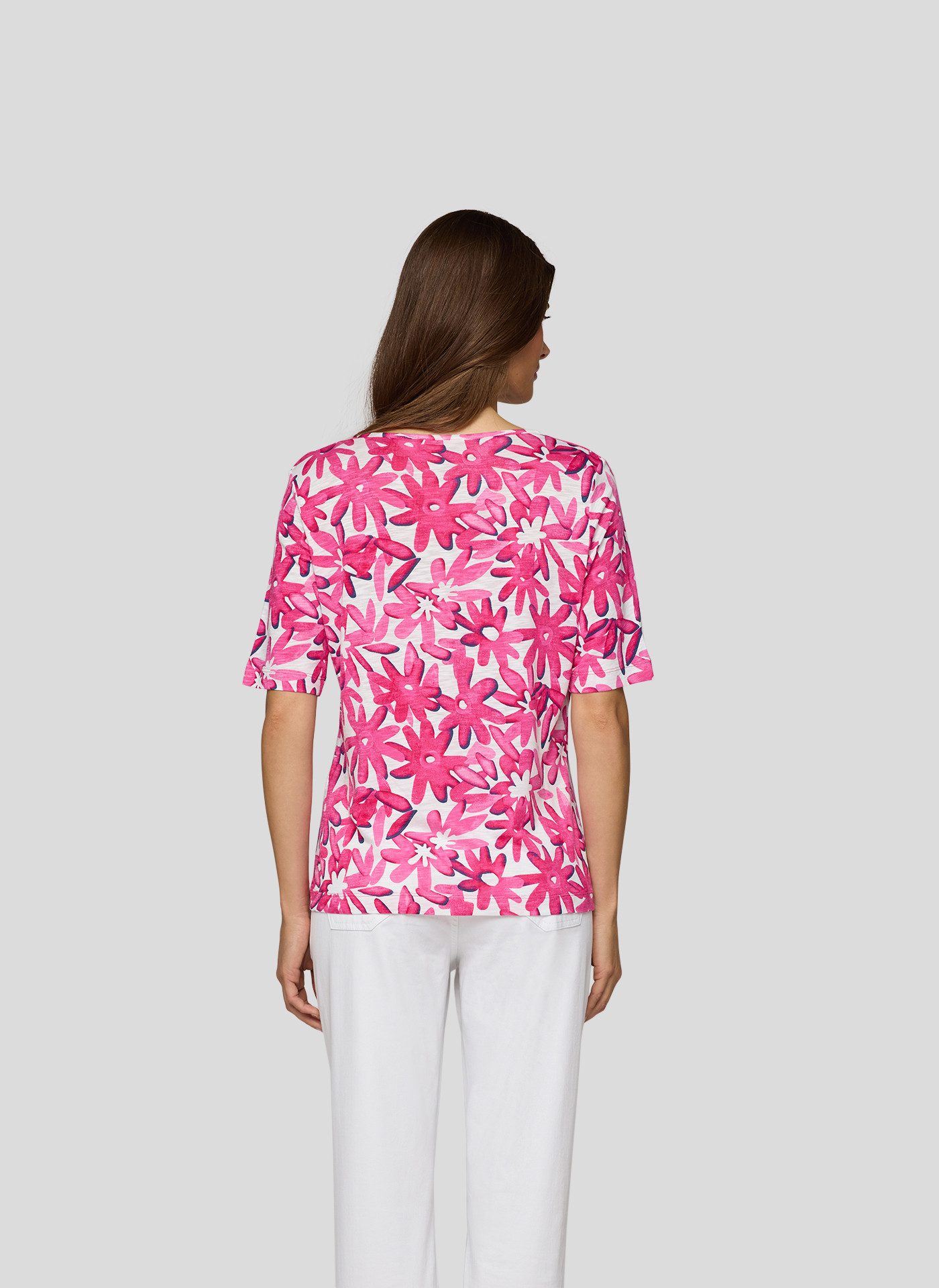 Rabe T-Shirt mit floralem Print günstig online kaufen