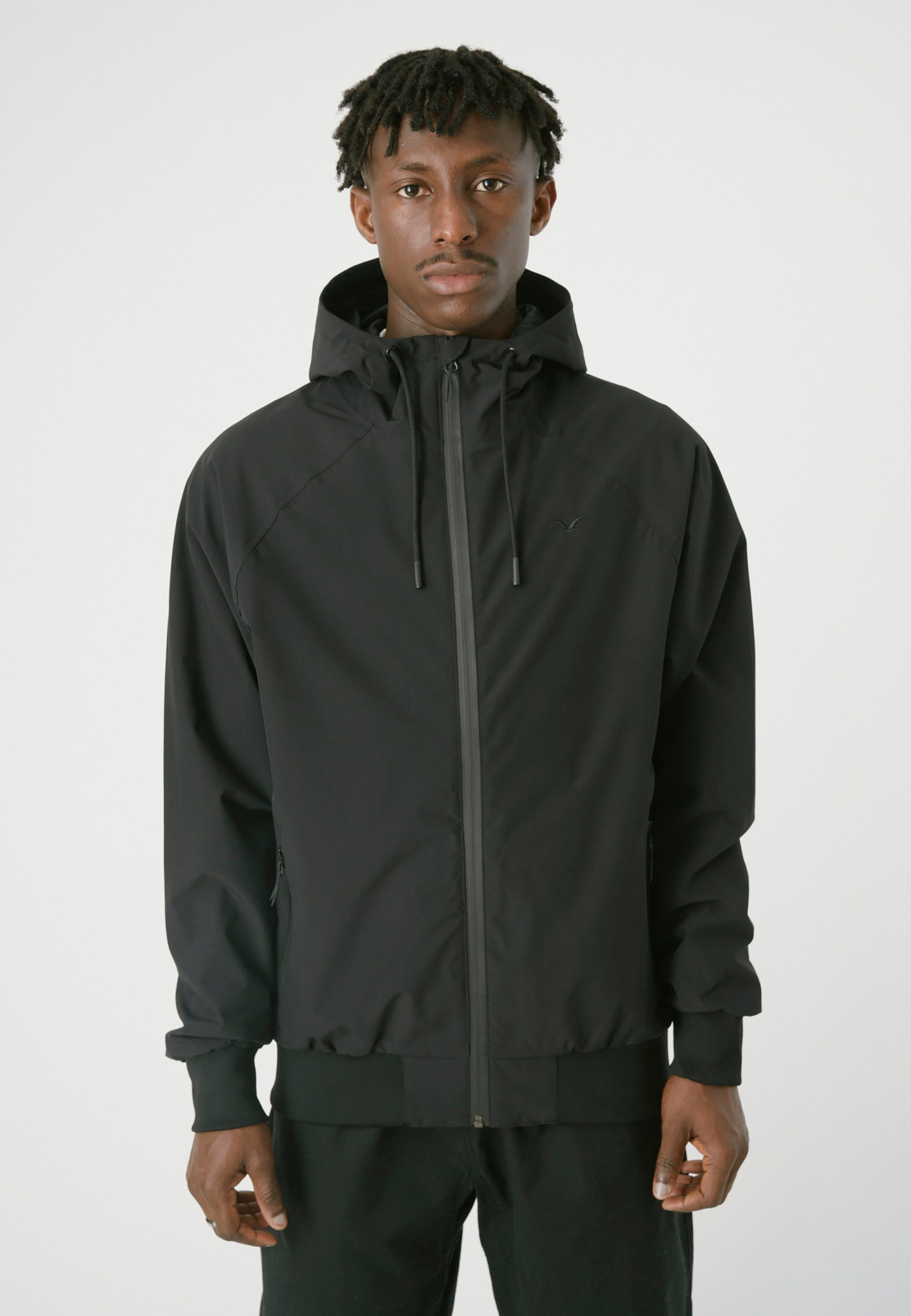 Outdoorjacke mit schwarz Simplist Cleptomanicx getapten Nähten