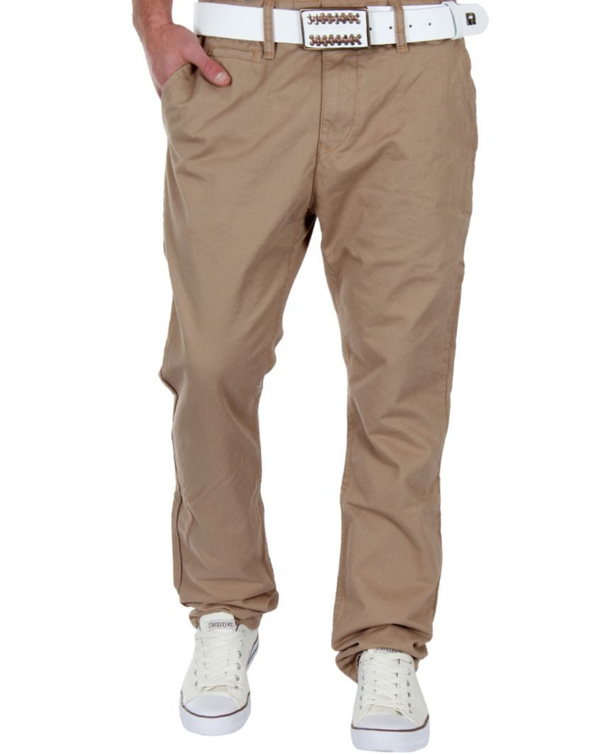 Chinohose mit schmaler Passform Stilvolle Freizeithose für Alltag und Business