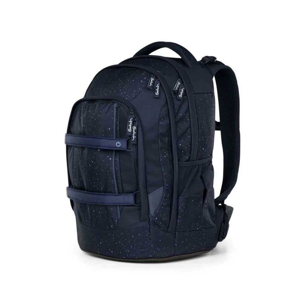 Satch Schulrucksack Pack Midnight Edition (3tlg., inkl. Schlamperbox und Sportbeutel)