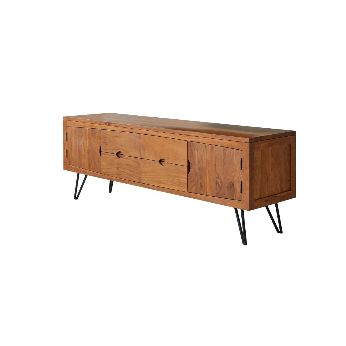 Tikamoon TV-Schrank TV-Schrank aus Akazienholz 180 Bonnie