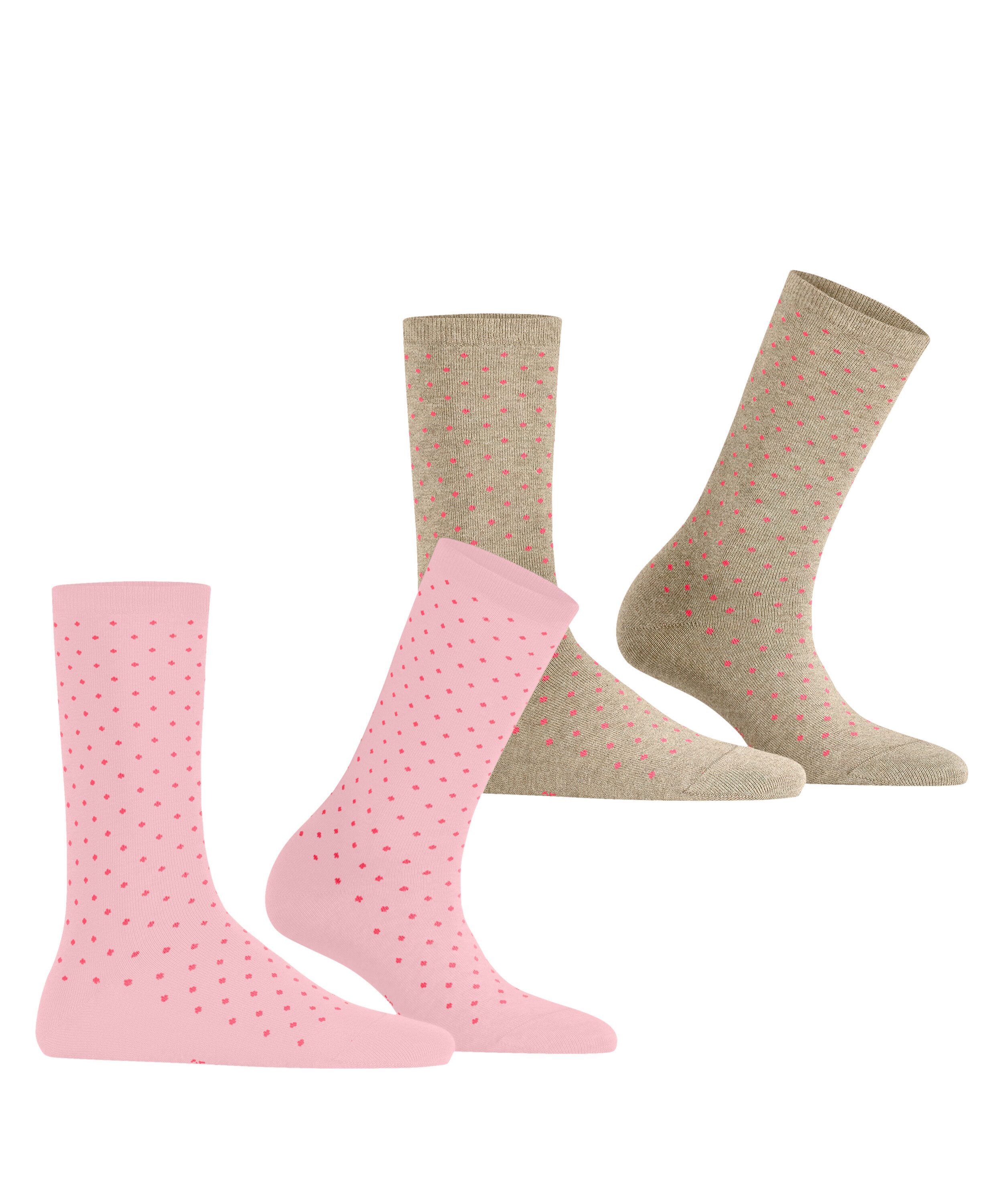Esprit Socken Fine Dot 2-Pack (2-Paar) aus Biobaumwolle