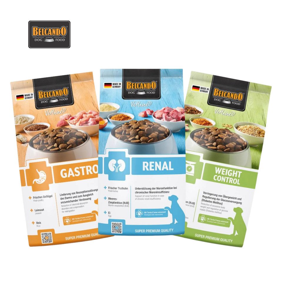 Belcando Vetline Trockenfutter 1,8kg / 7,5kg - Weight Control, Renal & Gastro Renal