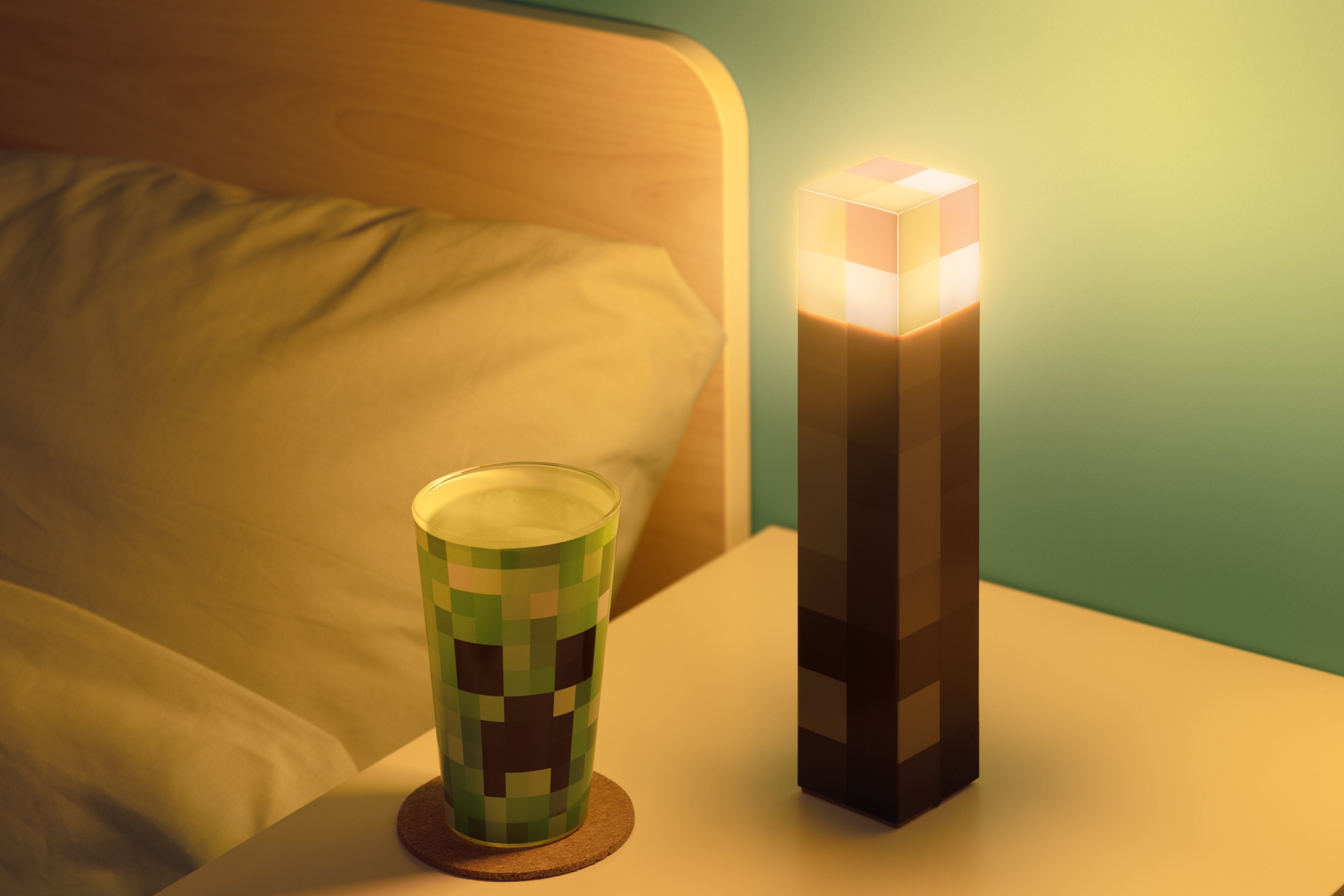 Leuchte Paladone LED Dekolicht Fackel Minecraft