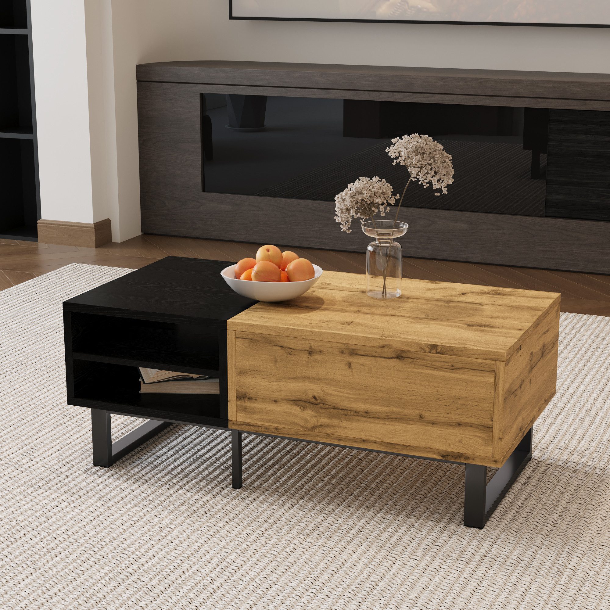 HAUSS SPOLE Couchtisch mit Fächern und günstig online kaufen