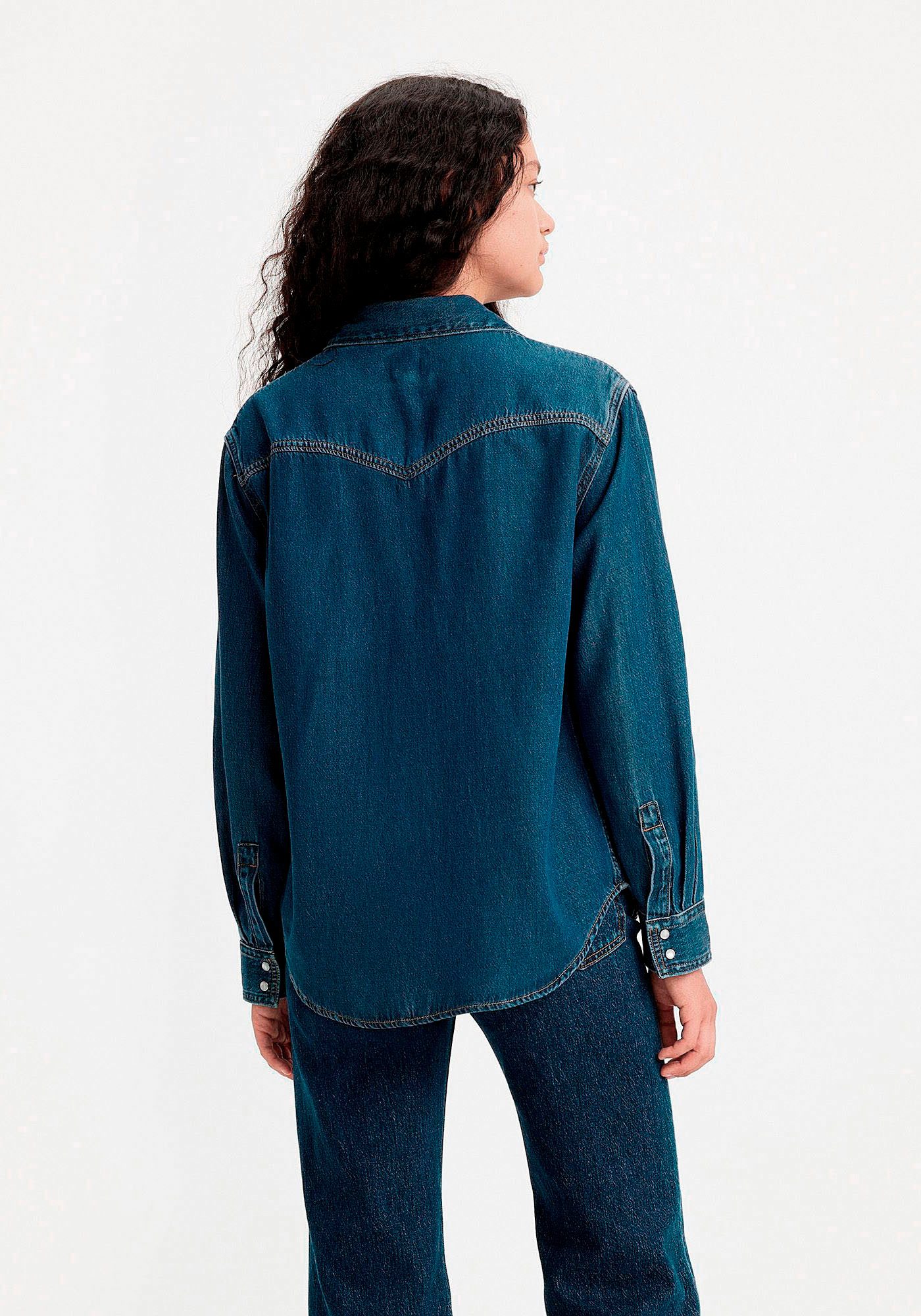 Levi's® Jeansbluse TEODORA WESTERN SHIRT mit Druckknöpfen