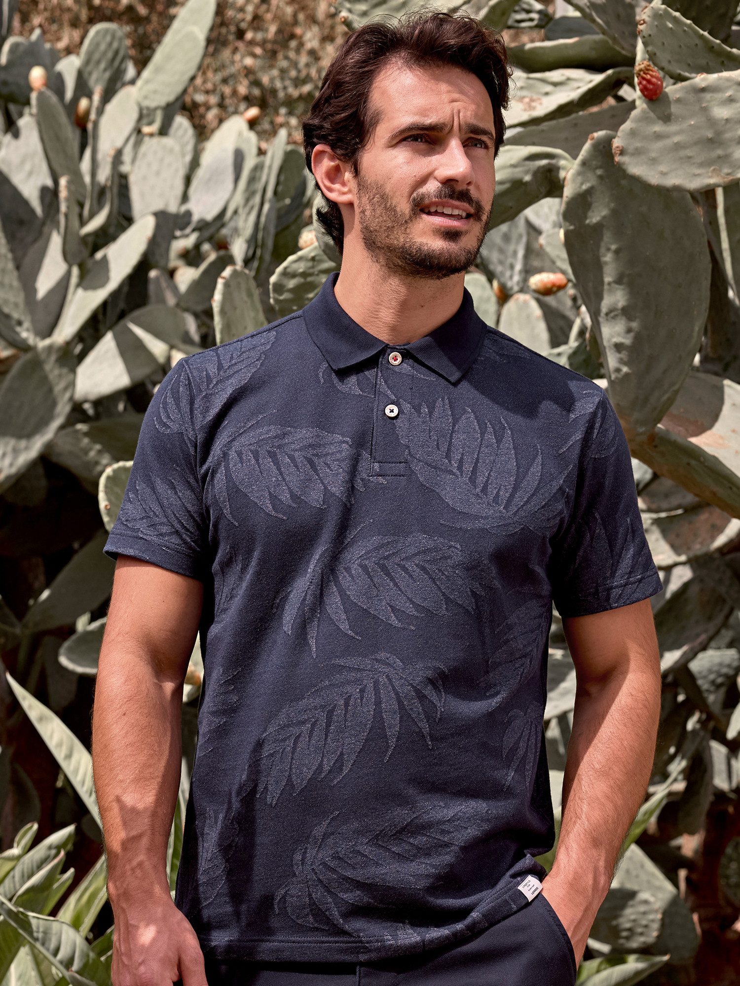 LERROS Poloshirt LERROS Jacquard Poloshirt für günstig online kaufen