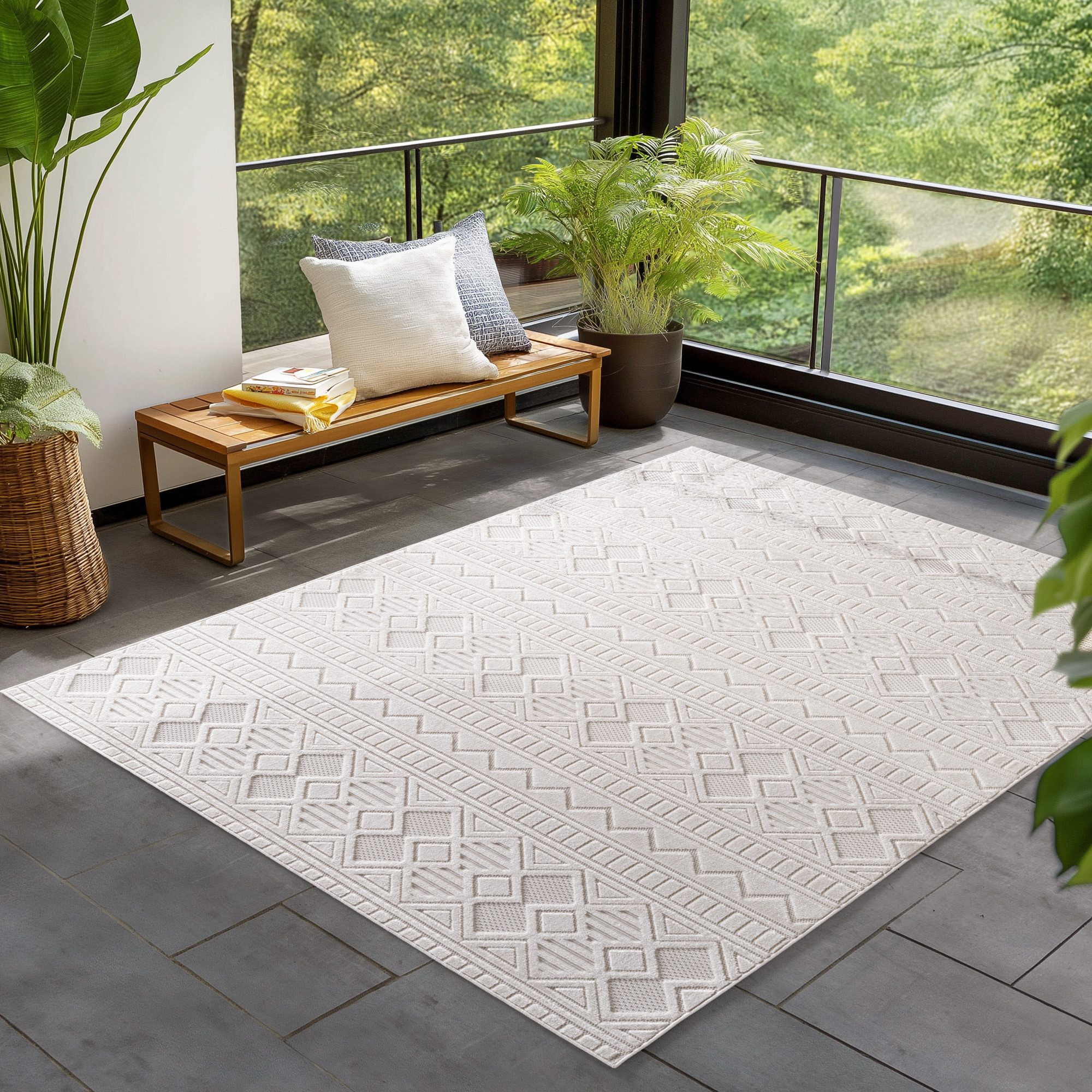 SIMPEX24 Designteppich Unicolor - Einfarbig, Rechteckig, günstig online kaufen