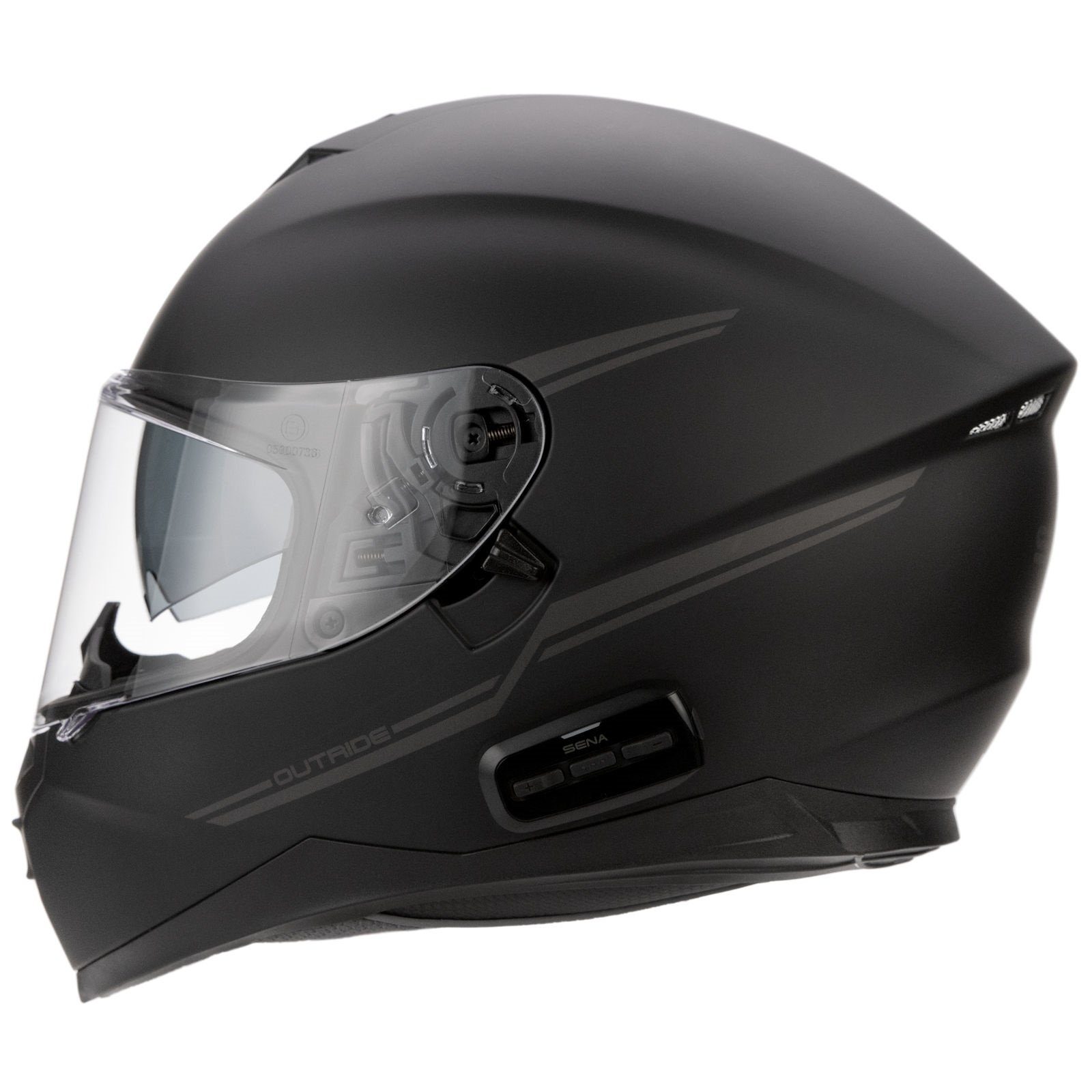 Sena Motorradhelm Sena Outride Integralhelm matt-schwarz