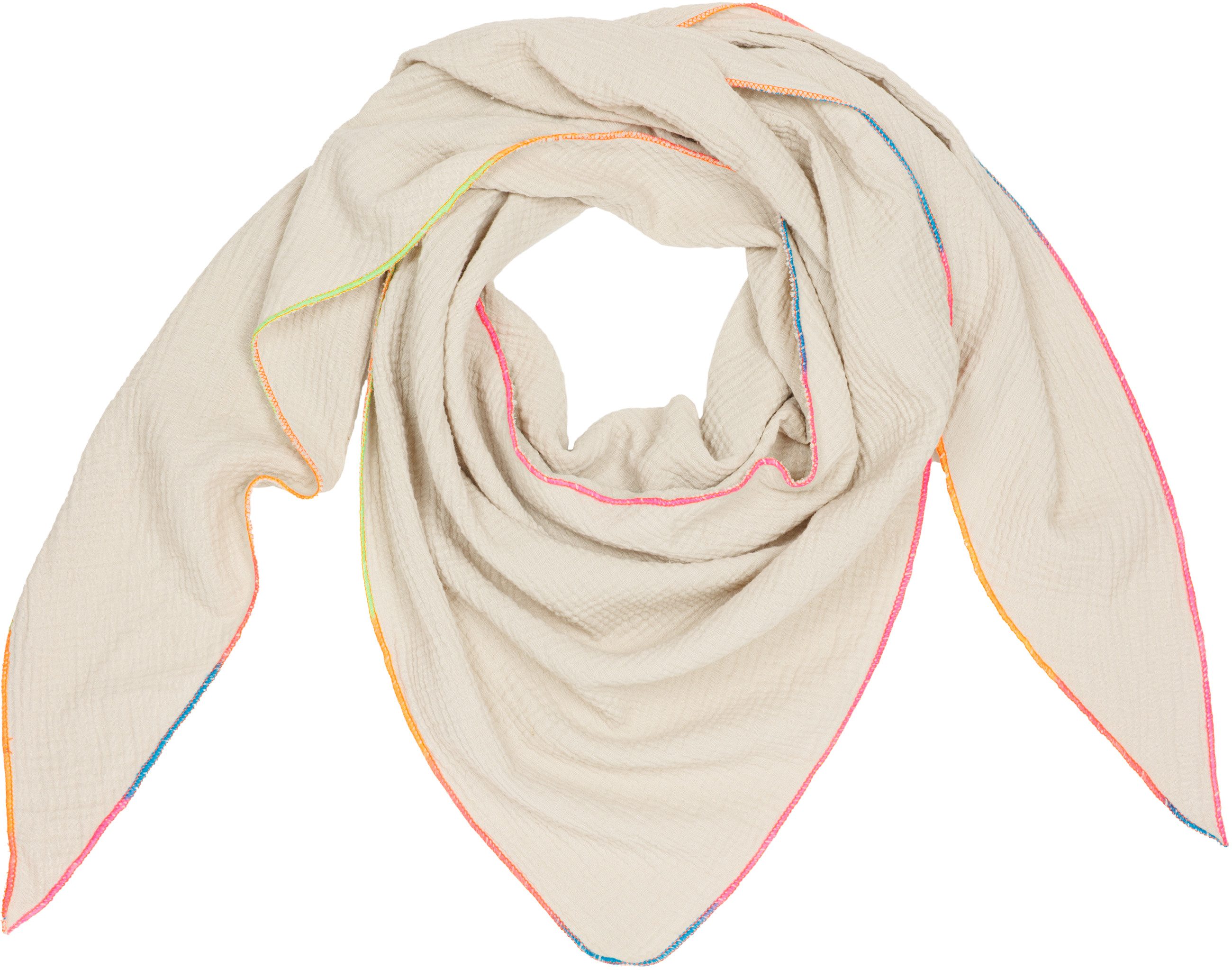 Caspar Modeschal Damen Dreieckstuch Musselin Schal günstig online kaufen