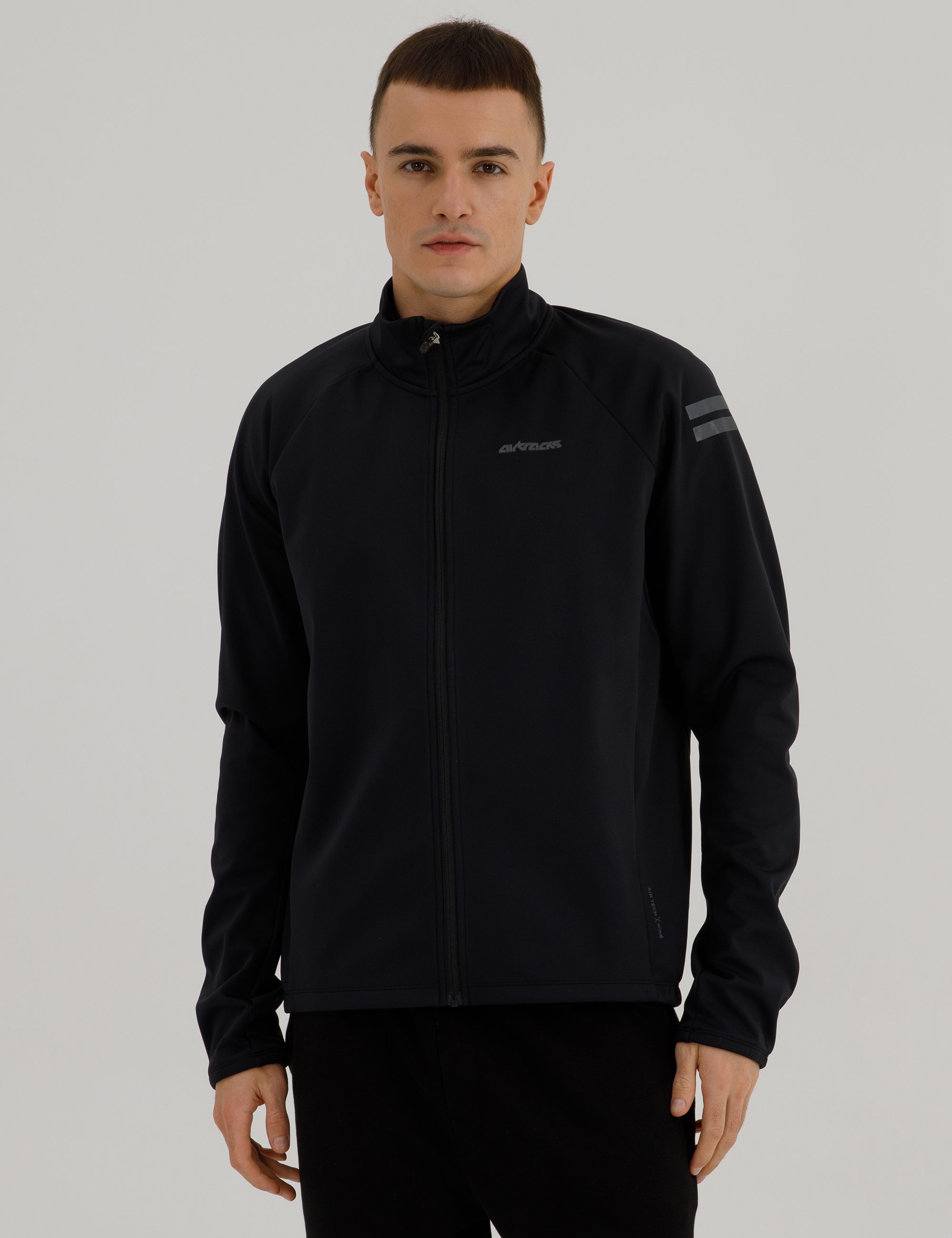 Airtracks Fahrradjacke Herren Winter Thermo Softshell Fahrradjacke Active Comfort Line (Softshell - Wind und Wasserdicht, Funktions Jacke) für die kalte Jahreszeit Herbst-Winter » S M L Xl XXL XXXL «