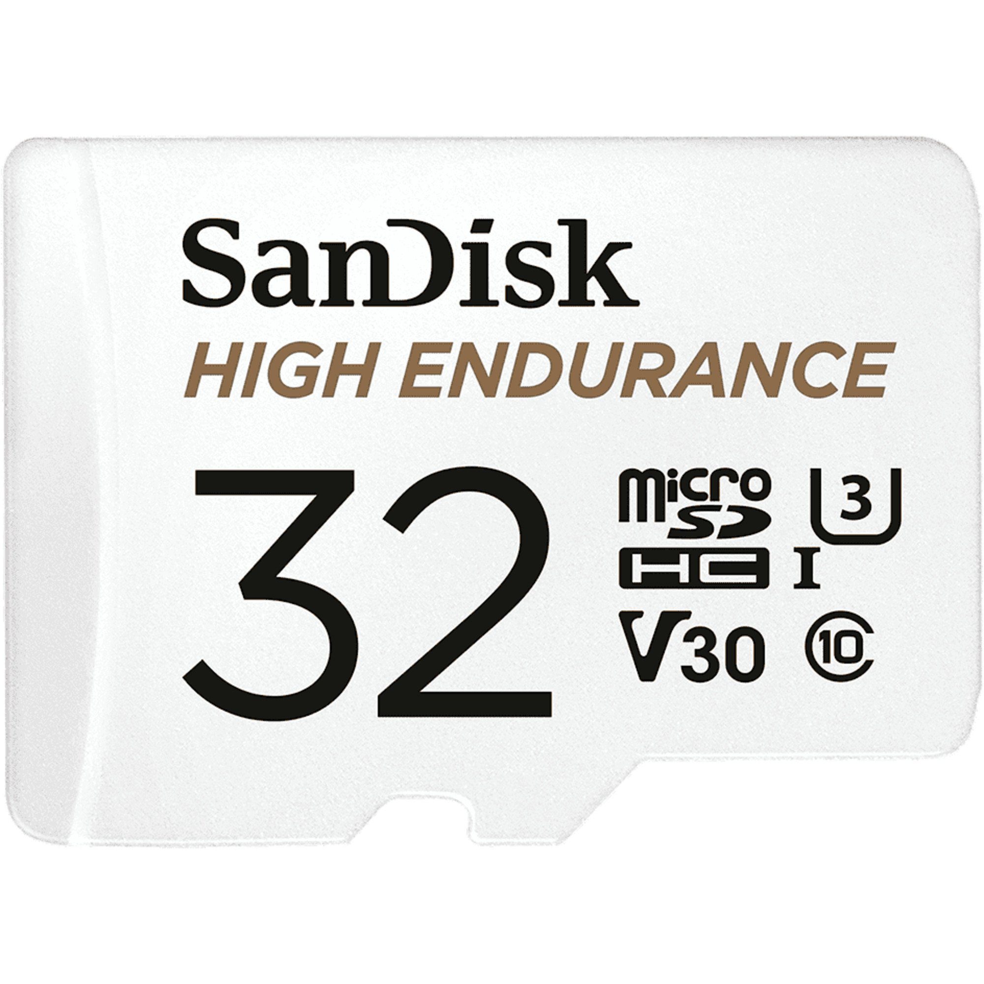 Sandisk SanDisk High Endurance 32 GB microSDHC, externer Speicher (32 GB GB)
