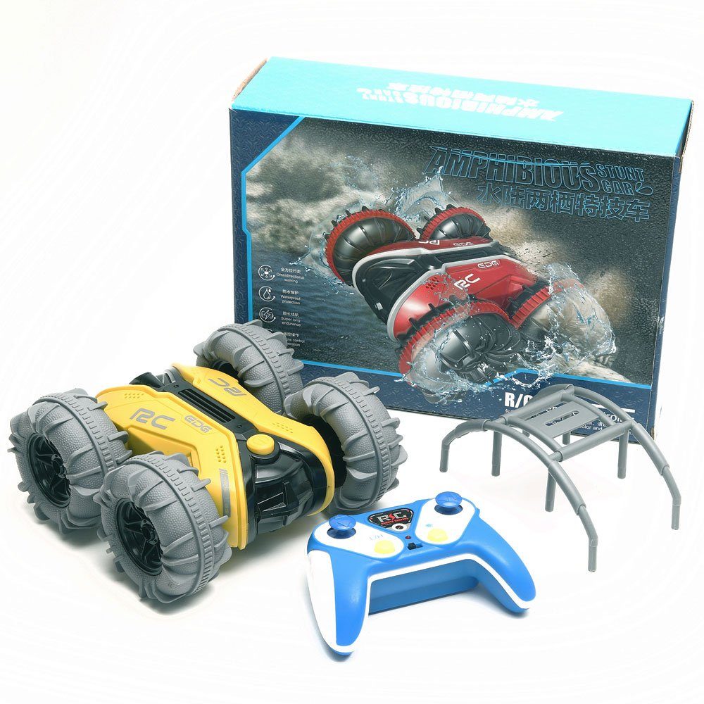 HUSK'SWARE Spielzeug-Auto, (Amphibien-Stuntauto, Handgriff-Fernbedienung + günstig online kaufen