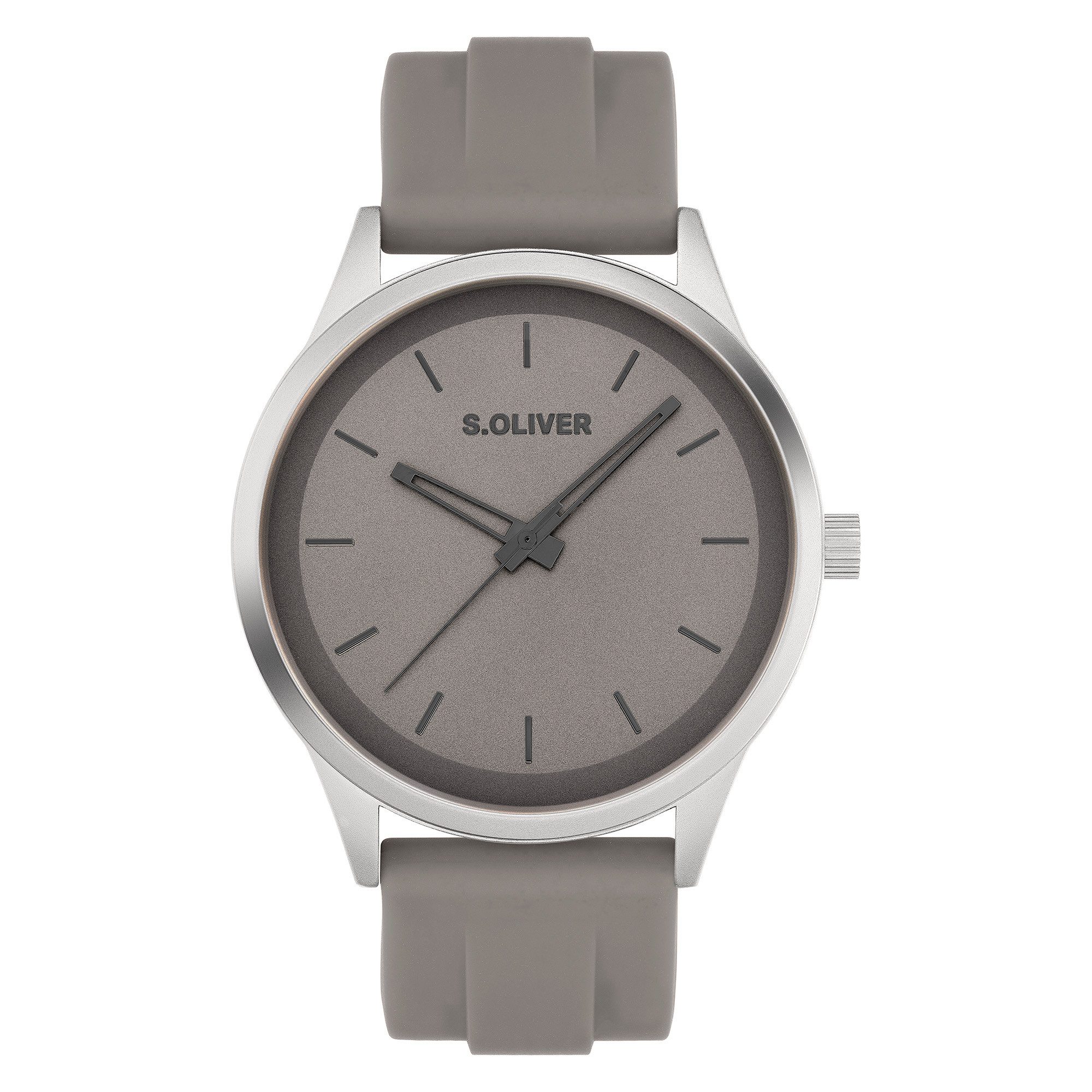 s.Oliver Quarzuhr Sport Silicone SO-4405-PQ, Armbanduhr, Herrenuhr, Silikonarmband, analog