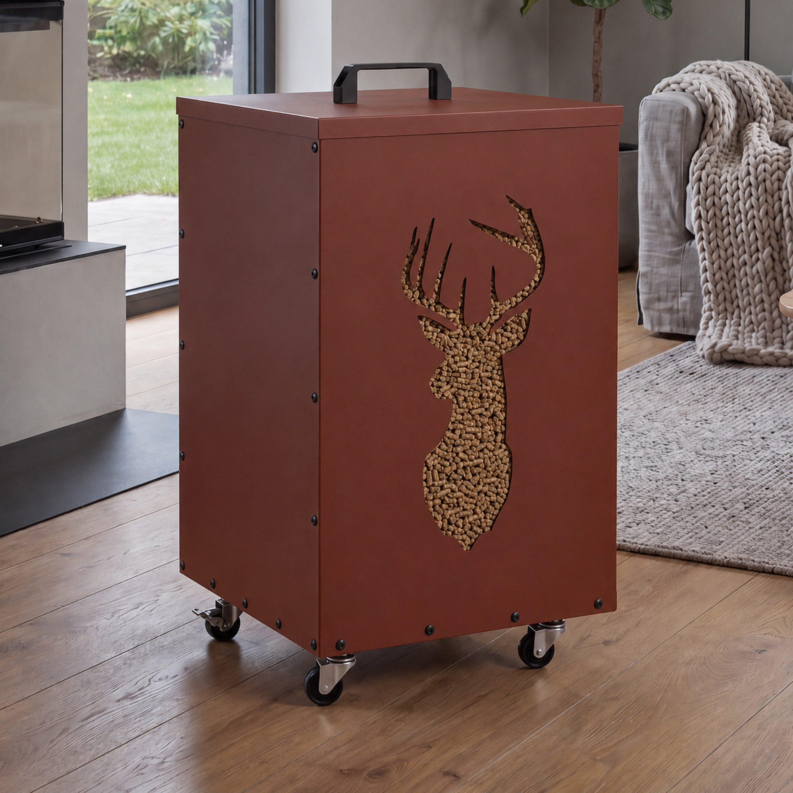 MCW Aufbewahrungsbox MCW-Q30-H, Deckel mit Griff für einfaches Öffnen
