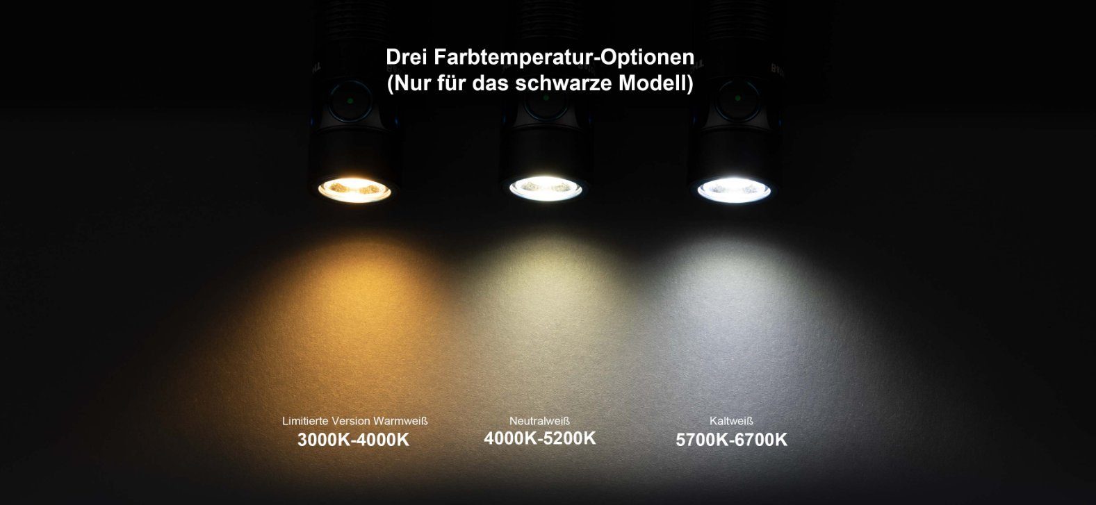Orange OLIGHT Taschenlampe LED Baton Max EDC Taschenlampe Aufladbare Pro 3