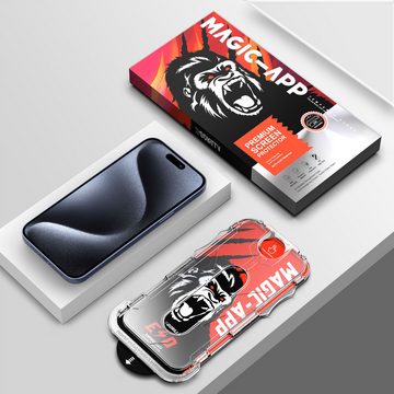 Protectorking Schutzfolie 3x Blickschutz X-Gorilla 9H Glass für iPhone 11 Pro ANTI-SPY PRIVACY, (3-Stück), echtes Tempered 9H Panzerhartglas schutzglas 3D-KLAR Screen Protector