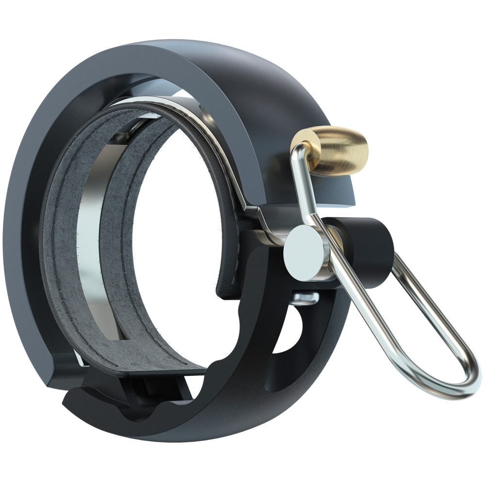 Knog Fahrradklingel Knog Oi Luxe Large black/grey, 23.8-31.8mm