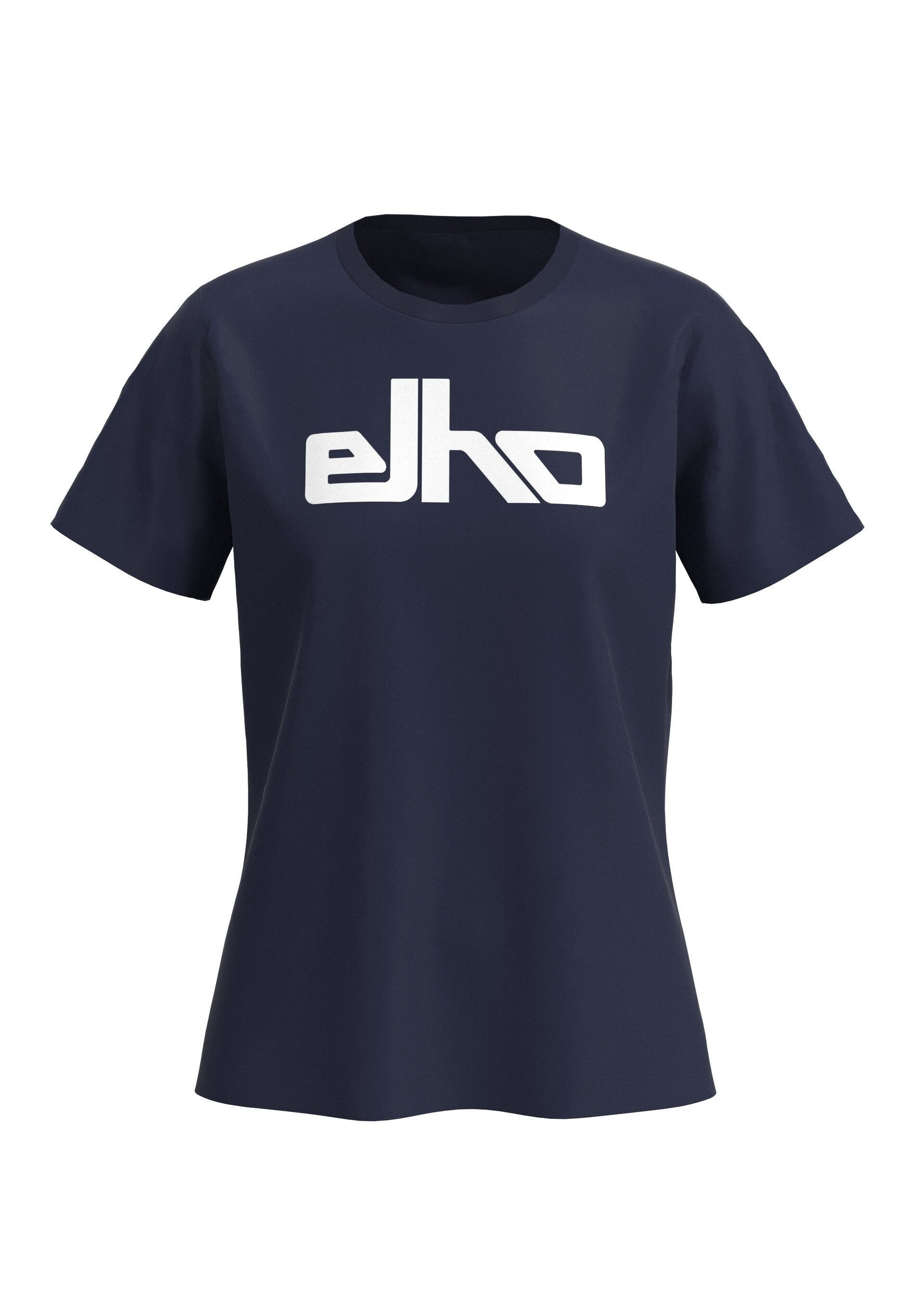 Elho Rundhalsshirt LAUSANNE (1-tlg) mit elho Logo-Print
