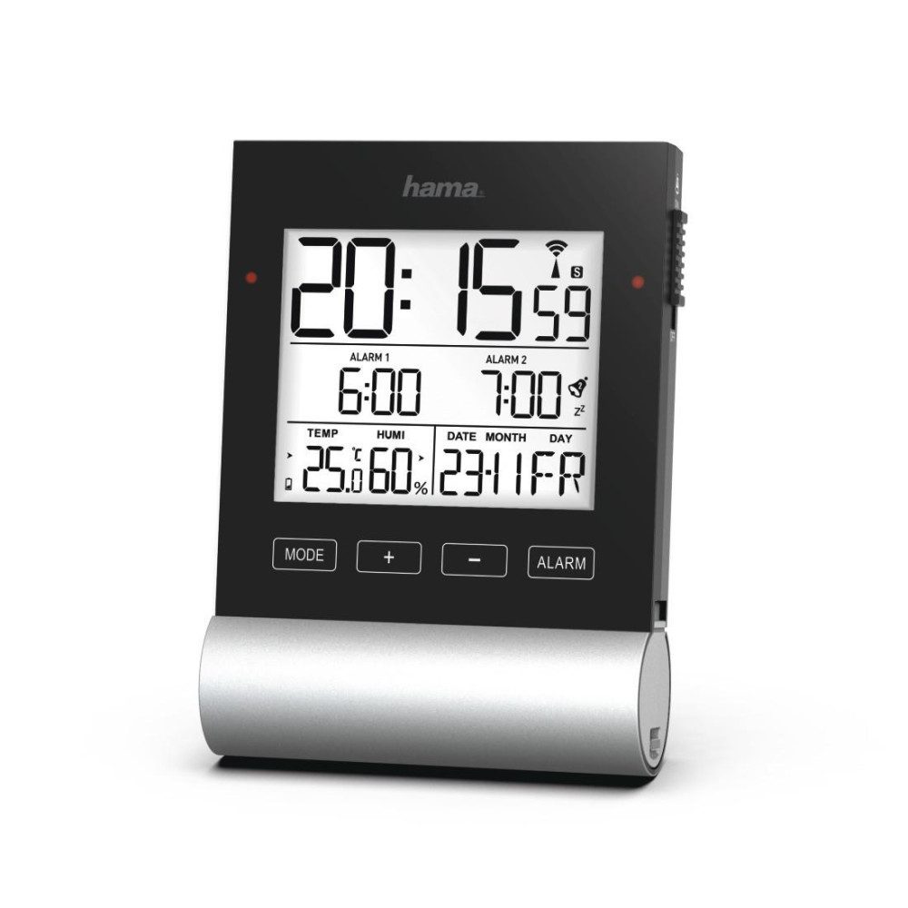 Funkwecker Funkwecker "Black Line", Schwarz (00186416)