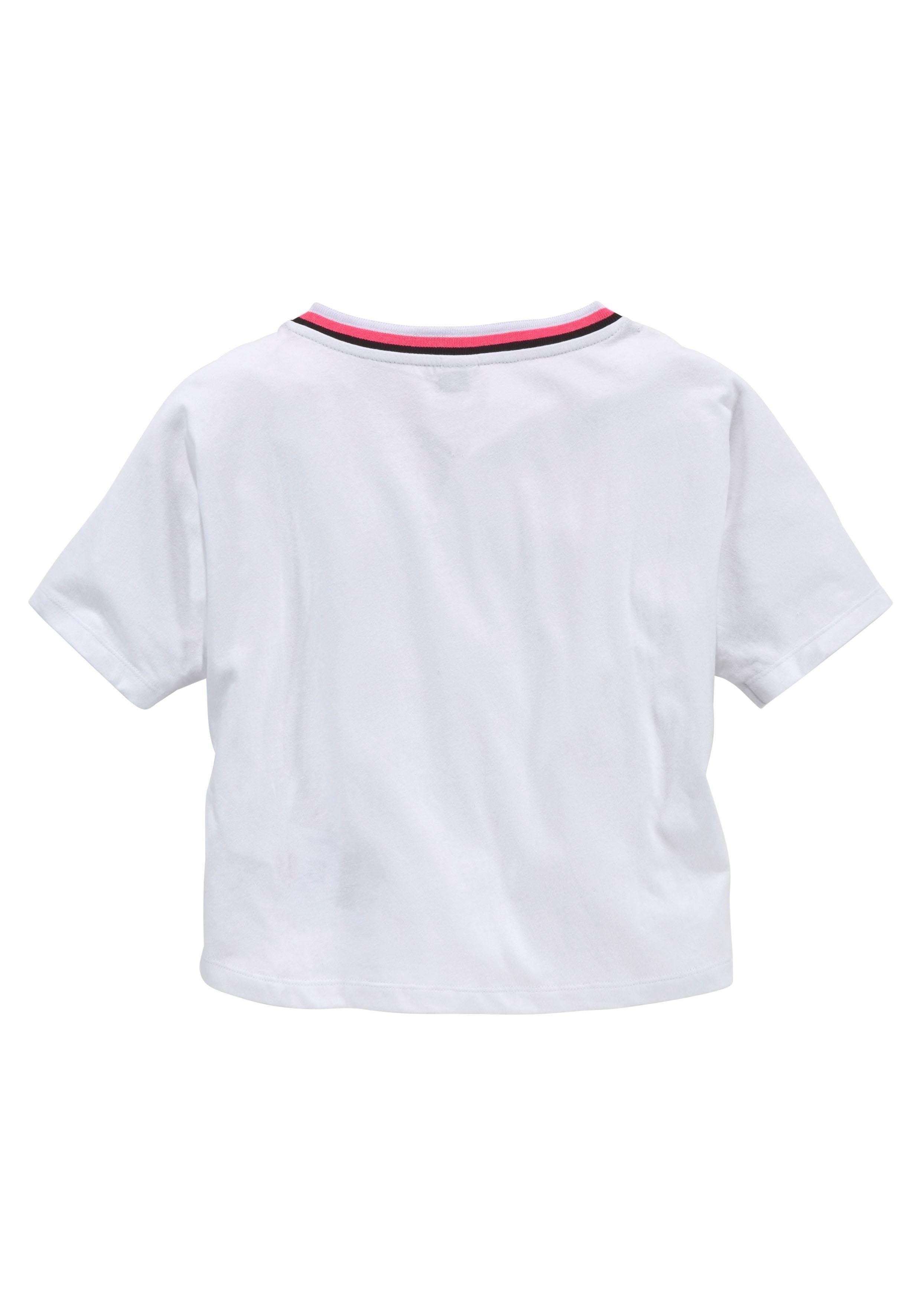 Bench. T-Shirt (Set, farbigem mit Top) mit Halsausschnitt 2-tlg