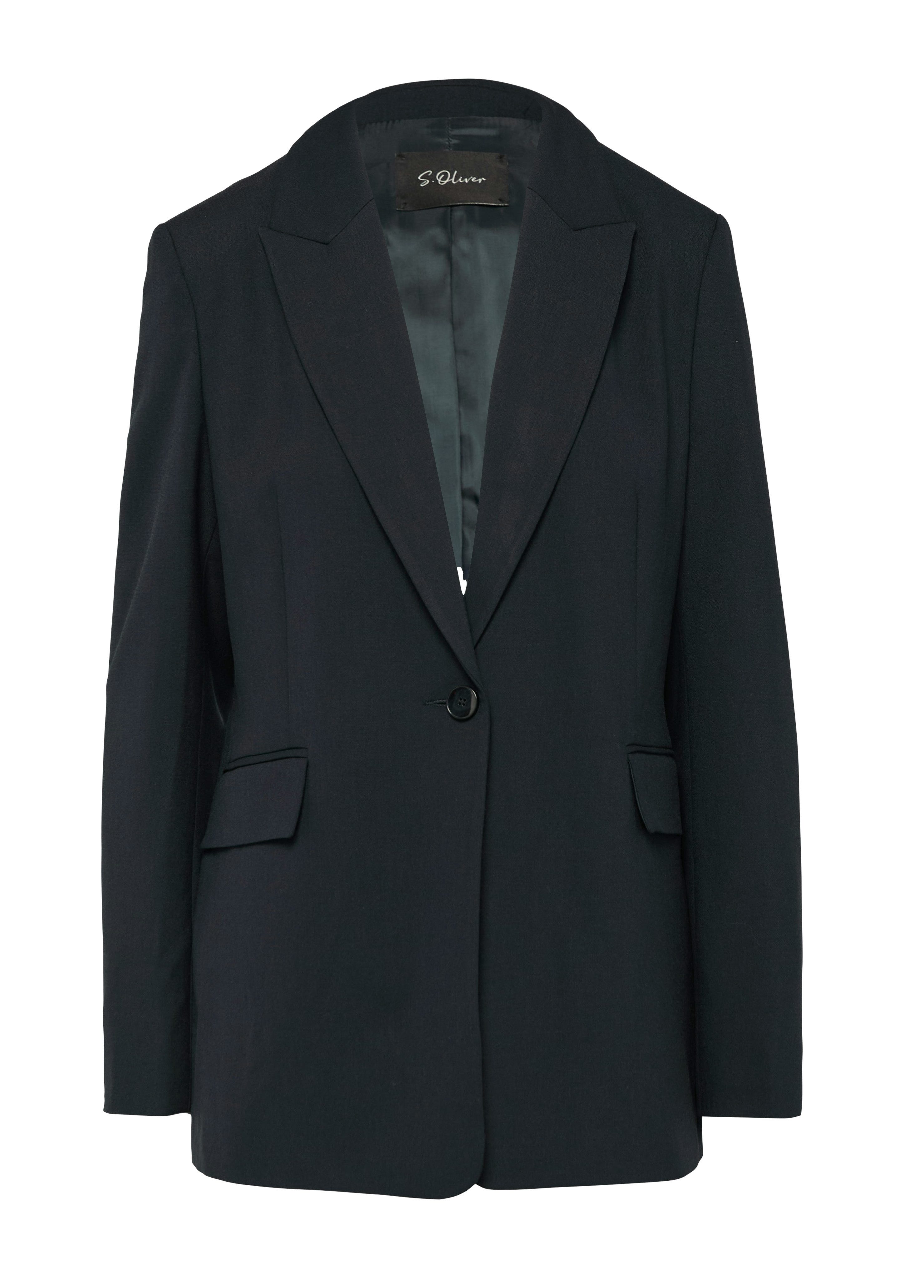 s.Oliver BLACK LABEL Longblazer im eleganten Look