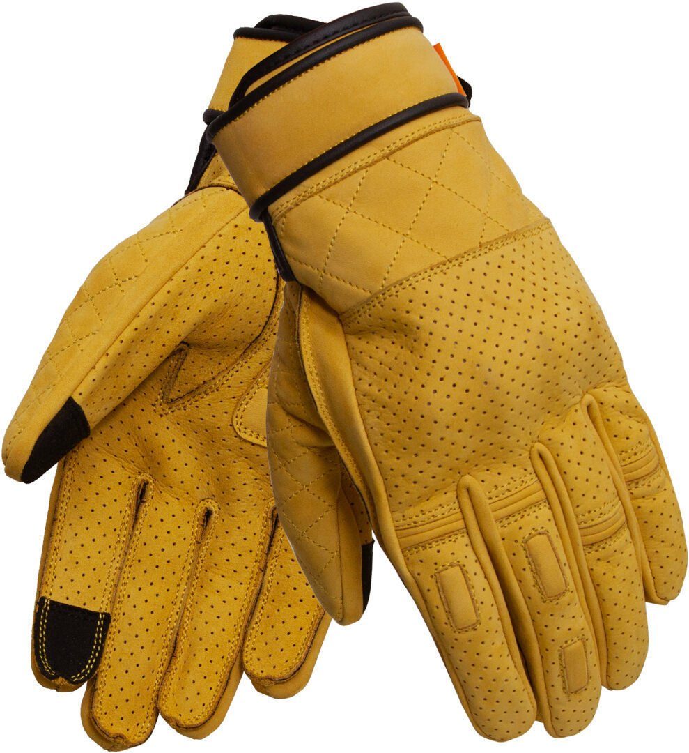 Merlin Motorradhandschuhe Clanstone D3O Heritage Motorradhandschuhe Yellow