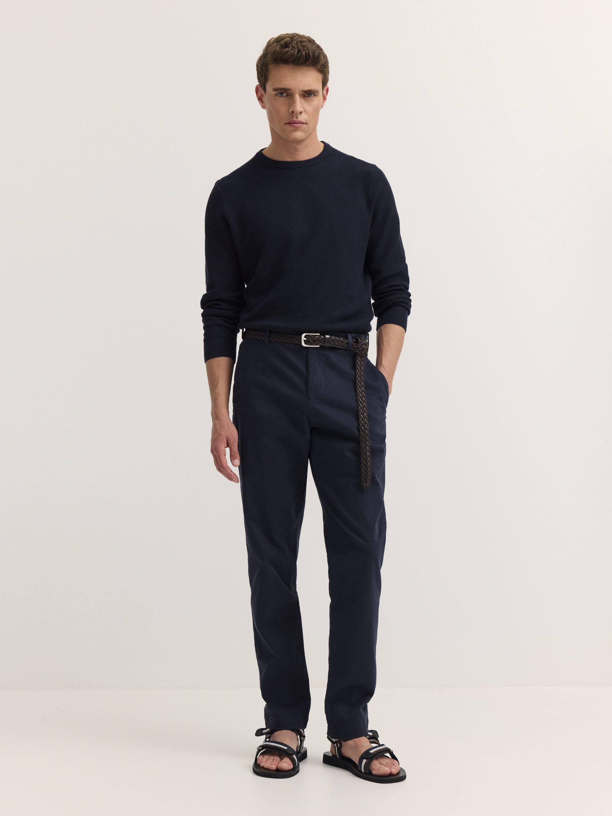 bugatti Chinohose Tapered Fit aus Baumwoll-Stretch – Bild 3 von 5