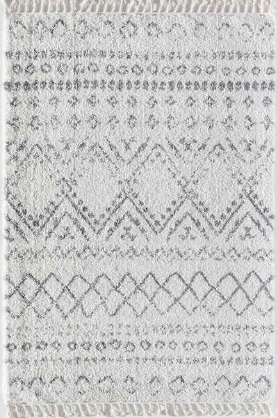 Teppich Mason Shag, CosmoLiving by Cosmopolitan, rechteckig, Höhe: 32 mm, mit Fransen, Wohnzimmer