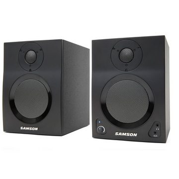 Samson MediaOne BT4 PC-Lautsprecher (Bluetooth, 20 W, mit Klinkenkabel)