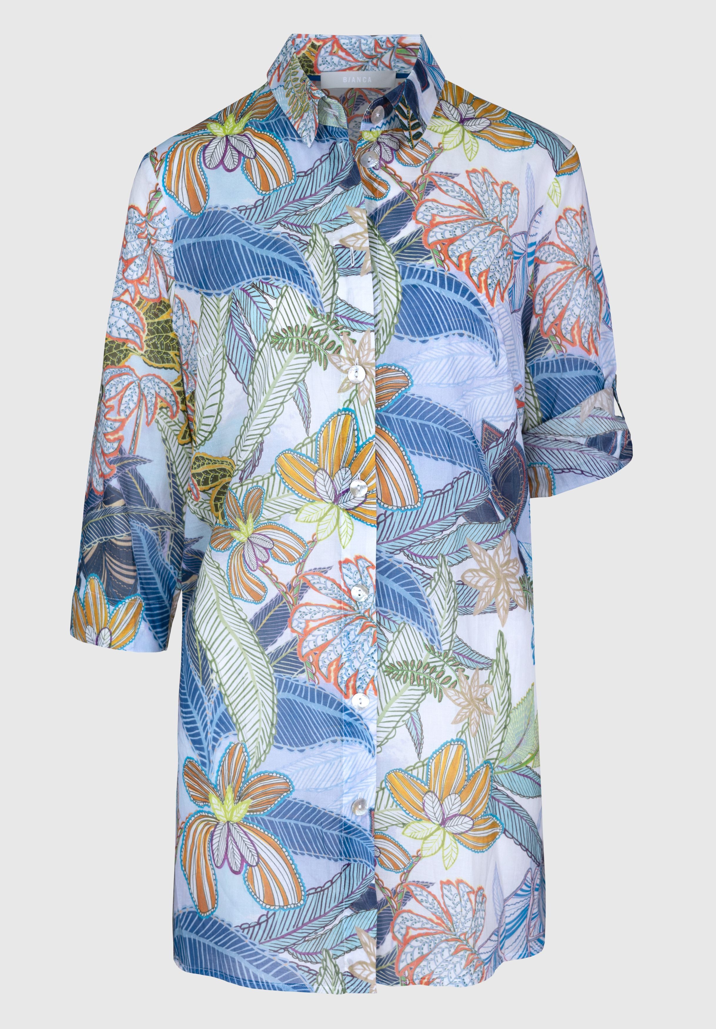 Longbluse - Kurzarmbluse - Bluse - Blusenshirt - DAIRA