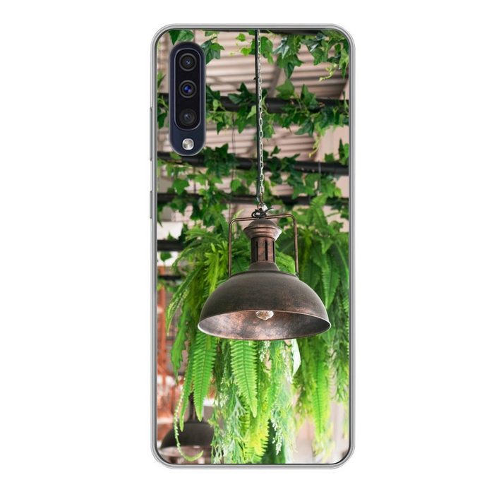 MuchoWow Handyhülle Lampen und Pflanzen Handyhülle Samsung Galaxy A50 Smartphone-Bumper Print Handy
