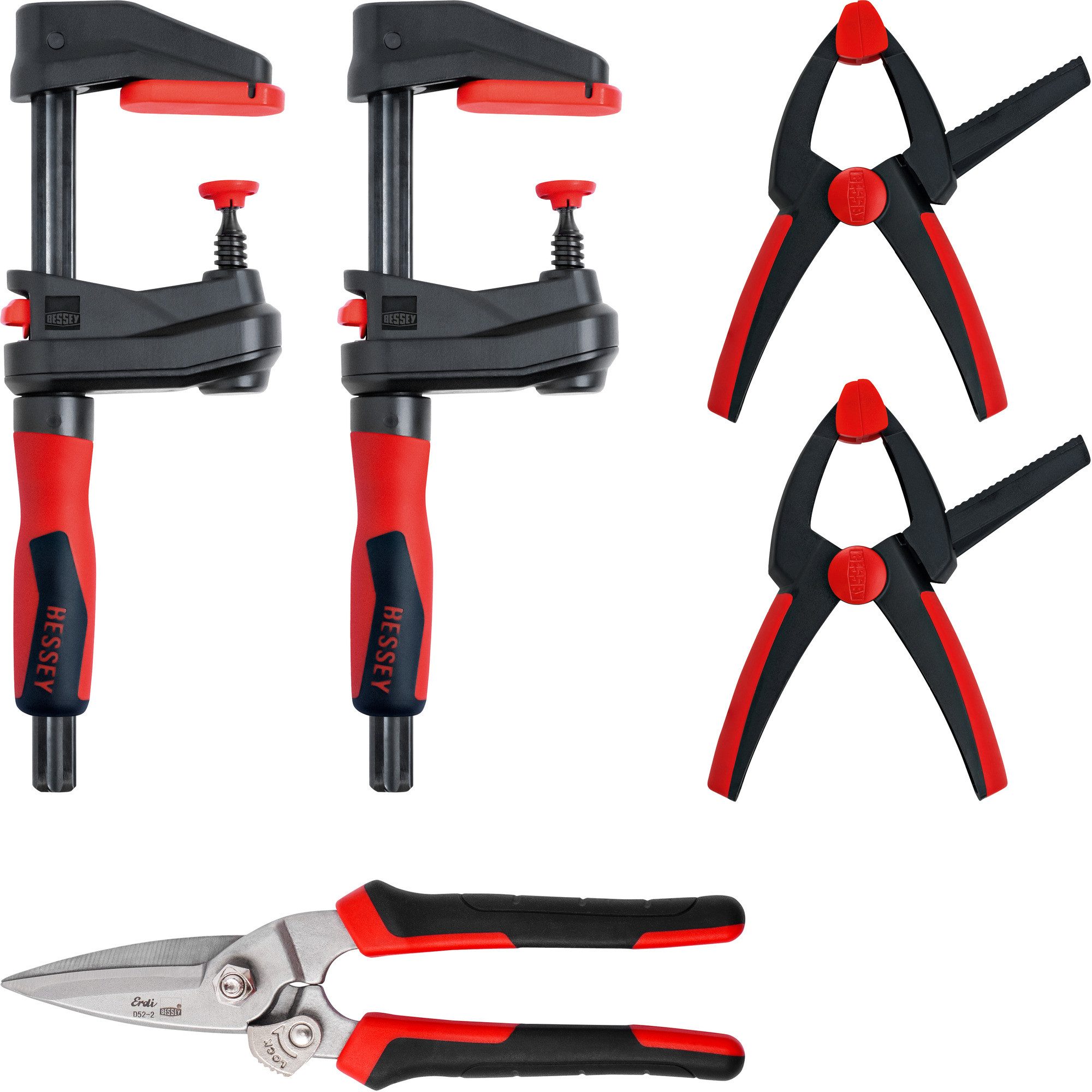 Bessey Schraubzwinge BESSEY Сила-Set DIY-SET1-A, (5-teilig, 4