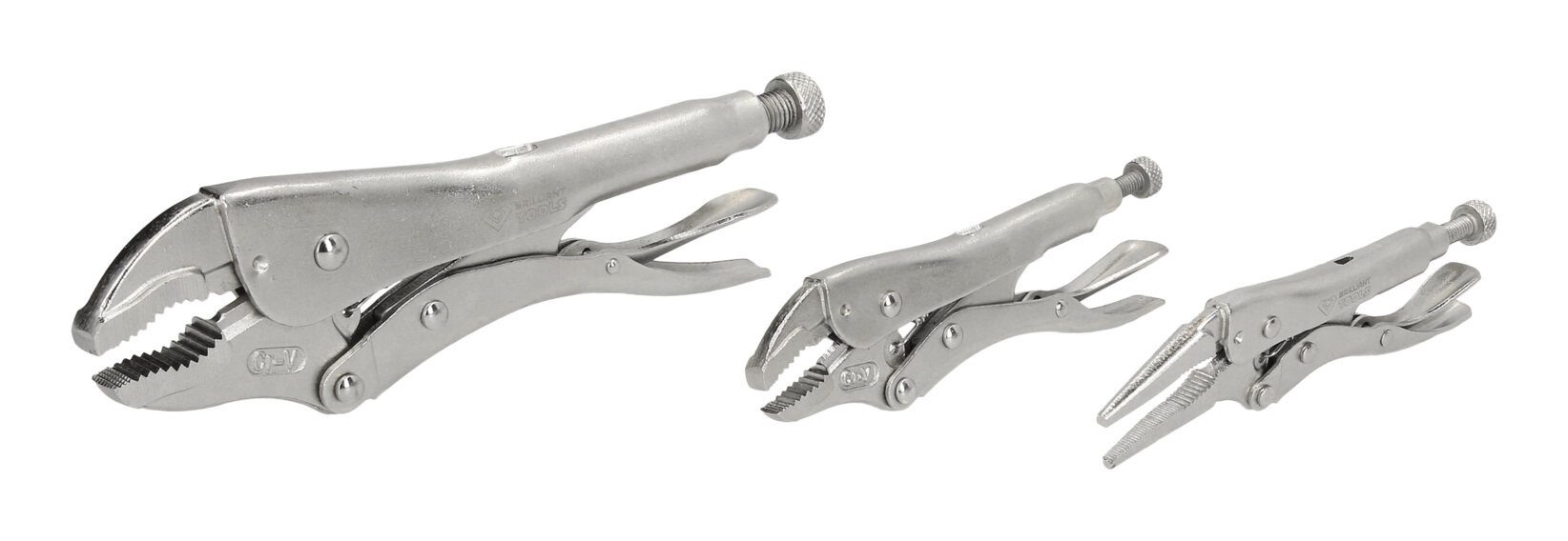 Brilliant Tools Gripzange, 3-tlg., Satz, 3-teilig