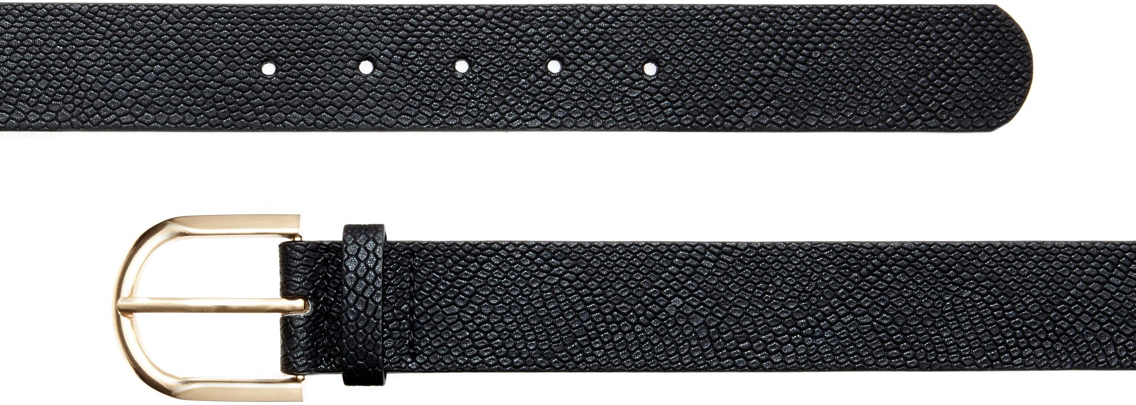 LASCANA Hüftgürtel Hosengürtel im Metallic-Look, Gürtel, Jeansgürtel günstig online kaufen