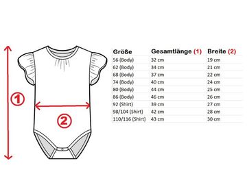 Lollipop Tüllrock Made in EU Geburtstagsoutfit 3-teilig