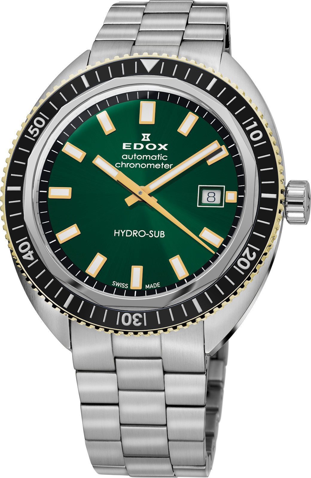 Edox Automatikuhr Herren Uhr Hydrosub 80128 357JNM VID Limited Edition Hydrosub, COSC Certified