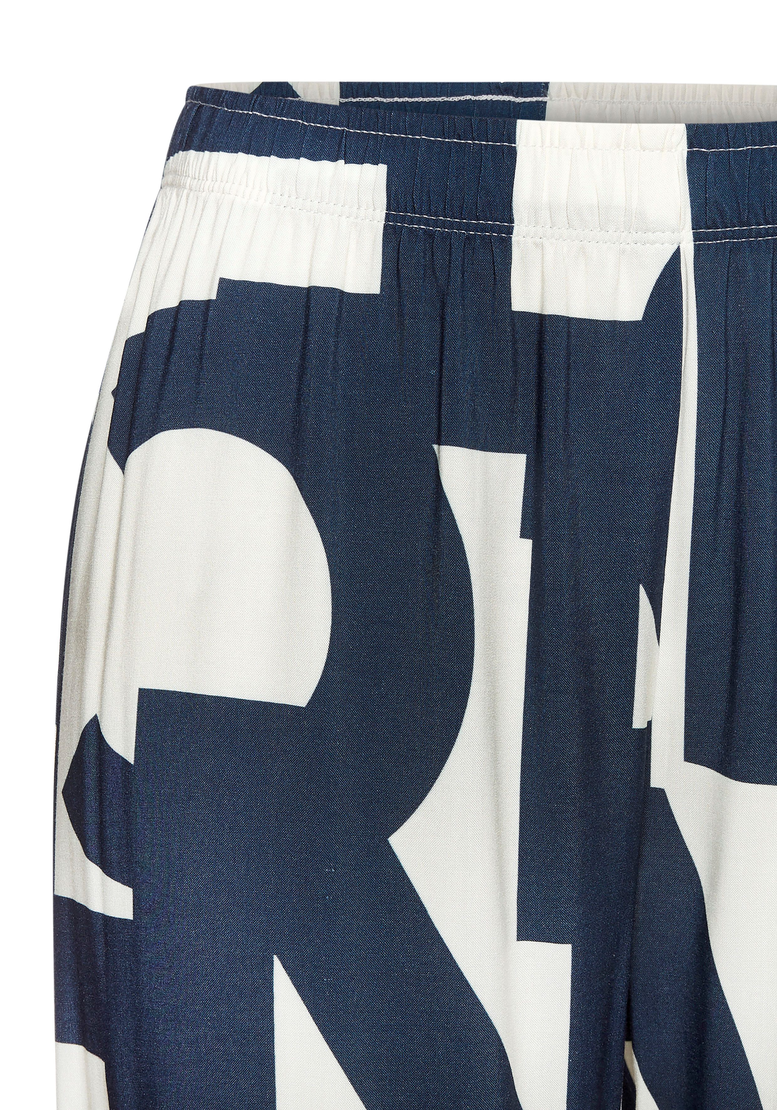 French Connection Pyjamahose Gewebte Hemdenqualität aus Viskose