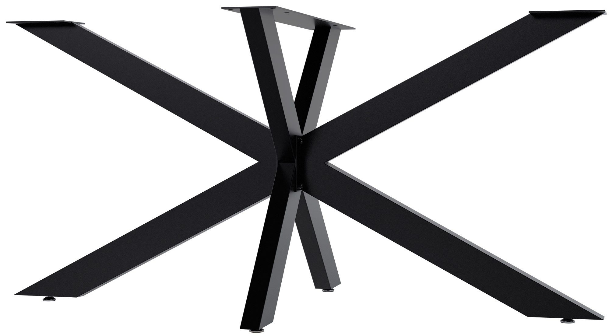 CLP Esstisch Hardwick, Metallbeine für DIY-Tischkufen, Bodenschoner günstig online kaufen