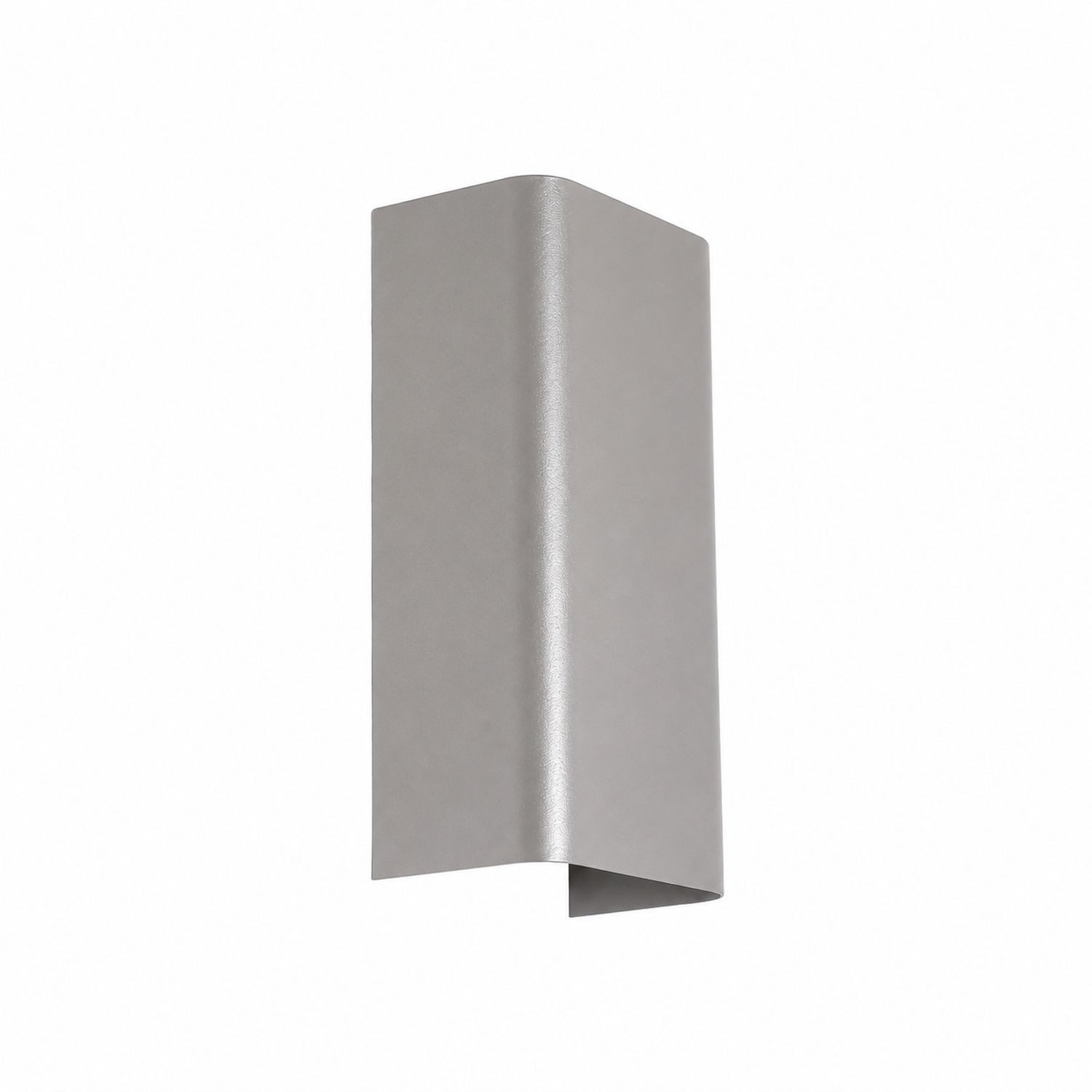 Licht-Erlebnisse Wandleuchte BERGEN, ohne Leuchtmittel, Wandlampe in Grau Up Down GU10 aus Metall Lampe