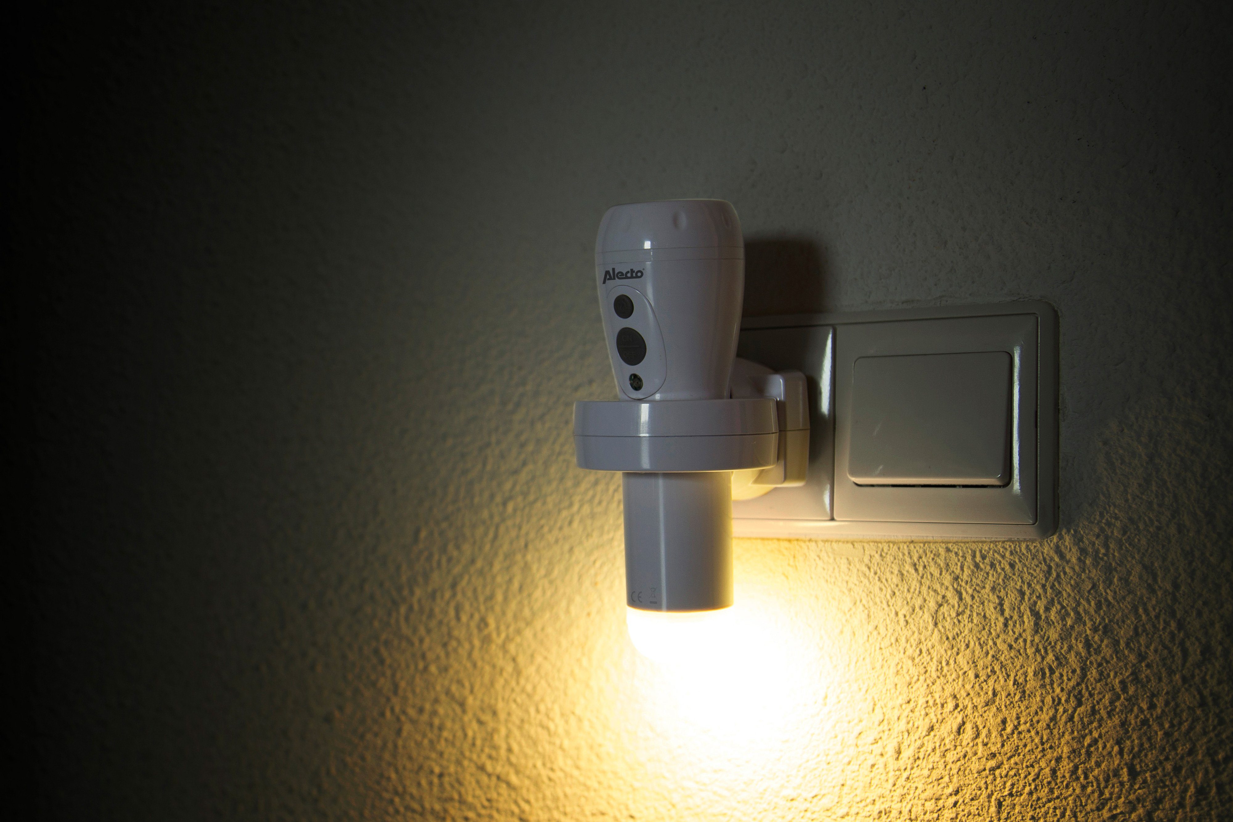 automatisch LED (schaltet Nachtlicht Stromausfall Notbeleuchtung sich Weiß bei ATL-110, Alecto ein)
