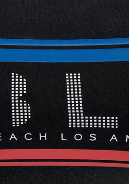 Venice Beach Bustier-Bikini Mit Logodruck
