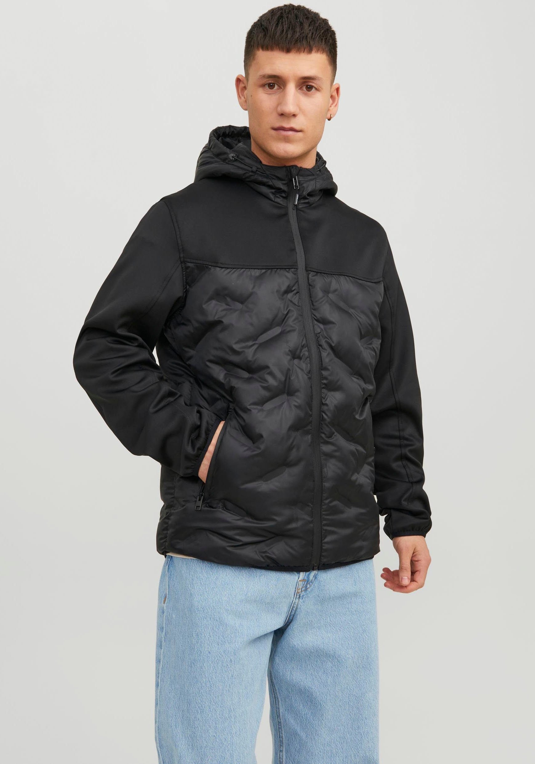 Jack & Jones Steppjacke JJEMULTI HEAT QUILTED JACKET NOOS Black