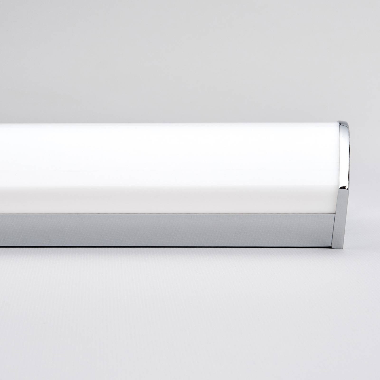 Metall, 1 LED-Leuchtmittel Lindby Wandleuchte weiß fest Modern, flammig, warmweiß, chrom, Acryl, LED verbaut, inkl. Elanur, satiniert,