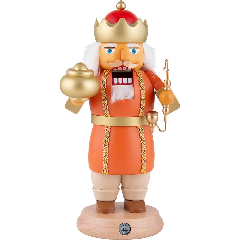 Müller Kleinkunst GmbH Seiffen Räuchermännchen RauchKnacker Die Drei Weisen - Melchior (27cm) von Müller Kleinkunst