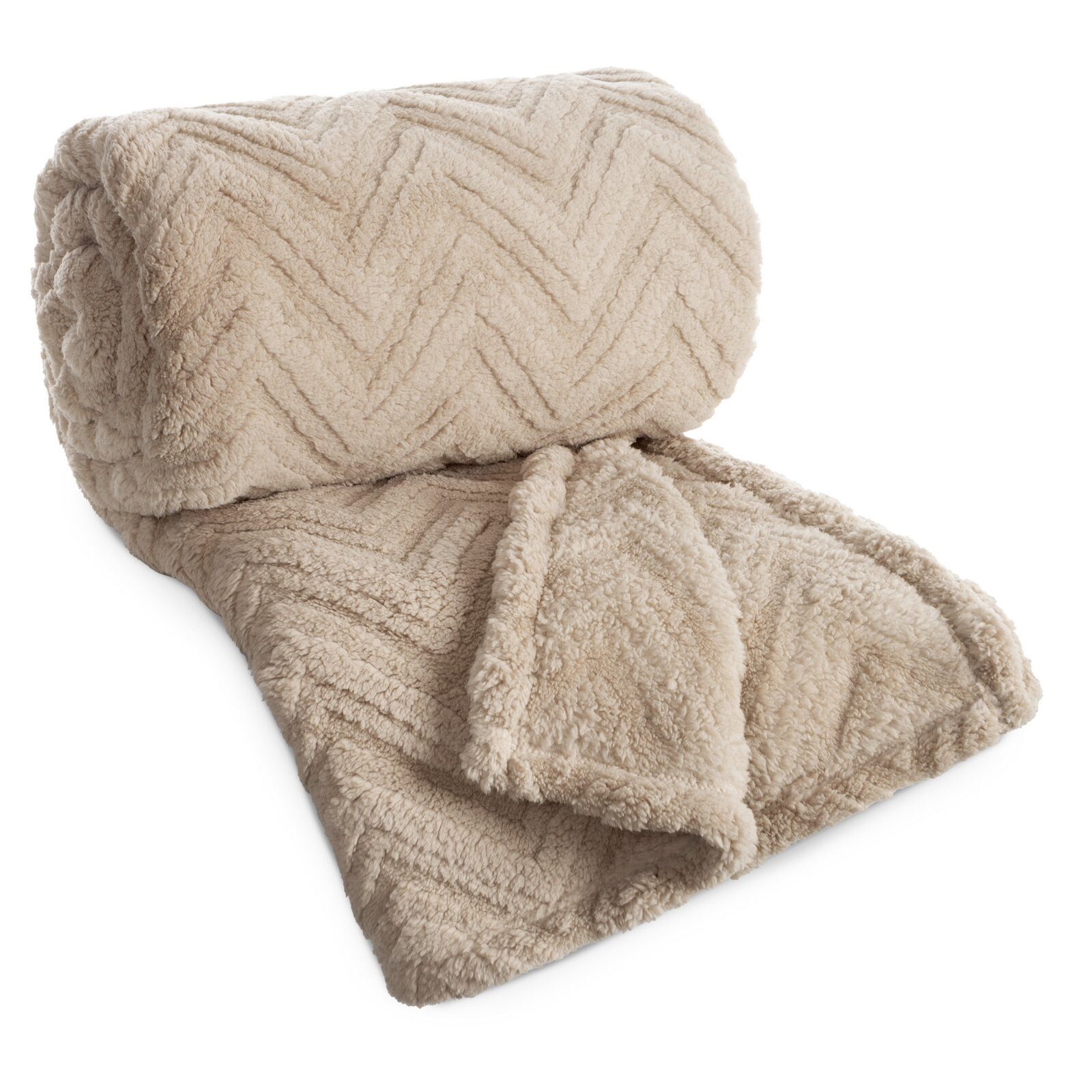 Wohndecke HYGGE Kuscheldecke mit Fischgrät-Struktur, Design91, Waffelmuster günstig online kaufen