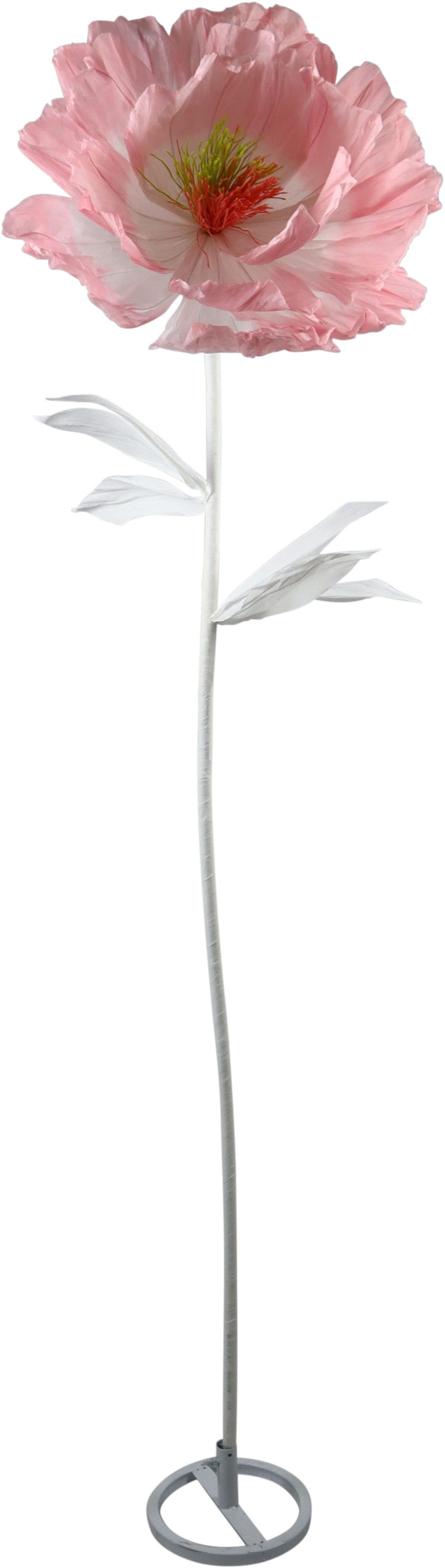 AM Design Dekofigur Mohnblüte aus Papier, handgefertigte Osterdekoration