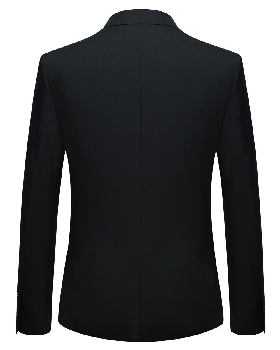 Allthemen Anzug 3-teilig (3 tlg) Edler Slim Fit Herrenanzug für den Business-Bereich