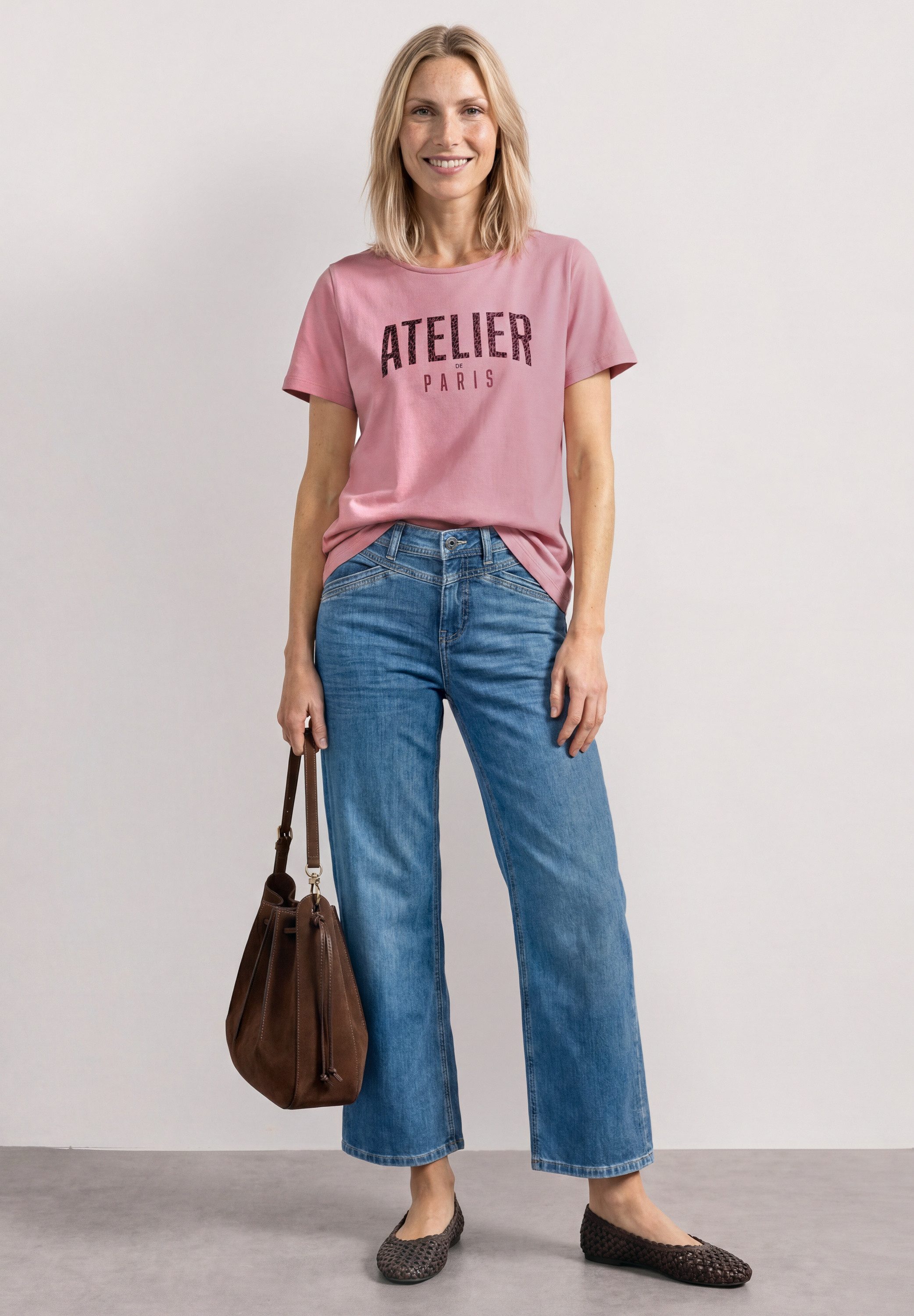 STREET ONE T-Shirt aus reiner Baumwolle